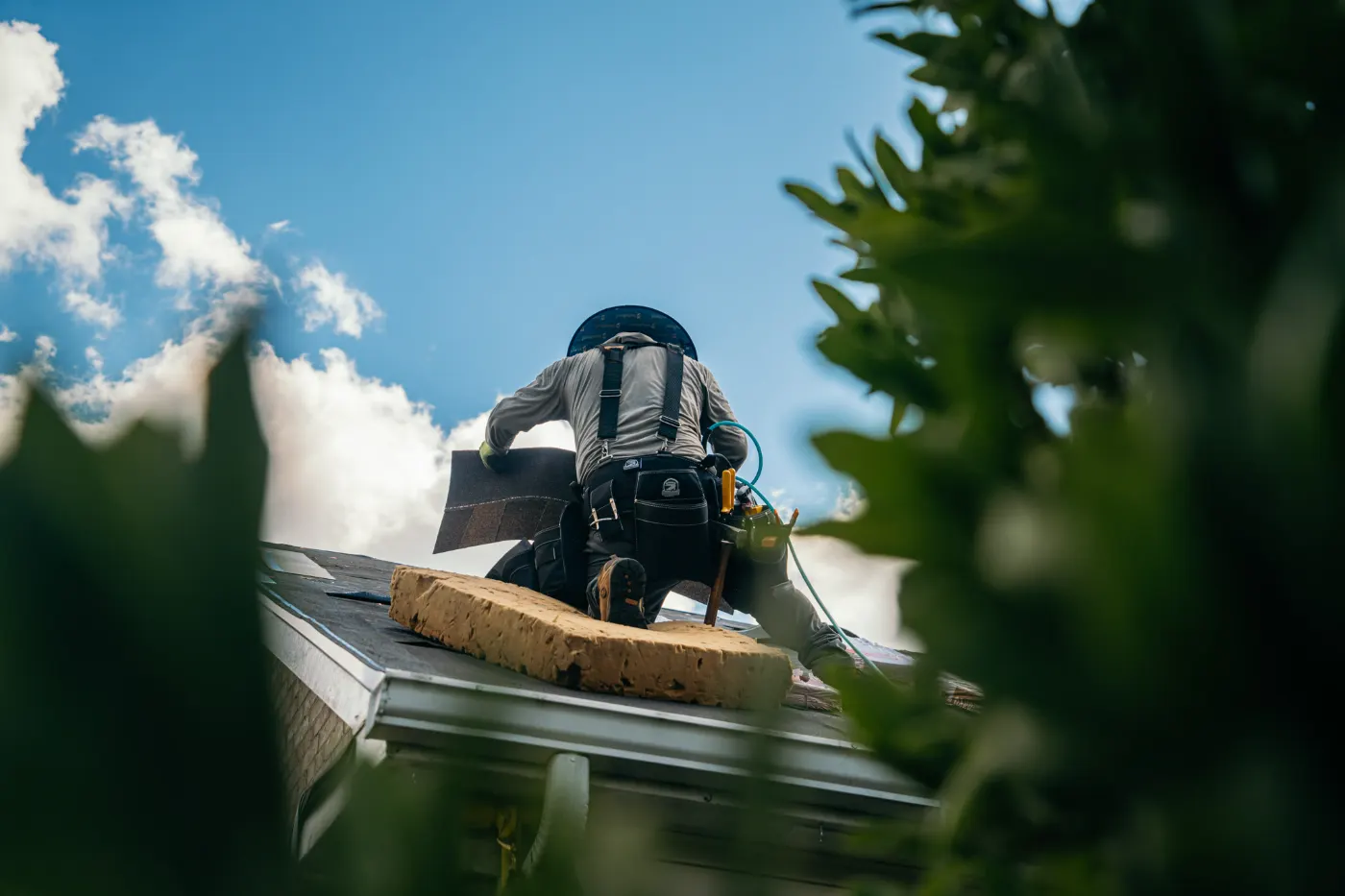 Roof inspection documented on a Youngs Creek home
